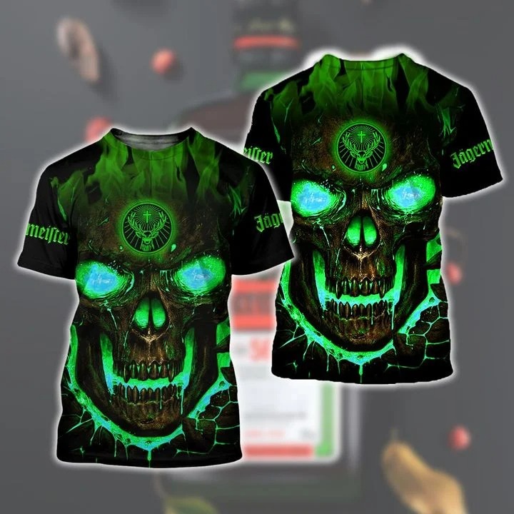Jagermeister Punisher Skull 3D Shirt Jagermeister Punisher Skull 3D Shirt