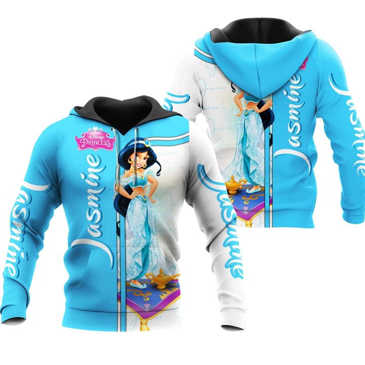 Jasmine Disney Princess 3D Hoodie Jasmine Disney Princess 3D Hoodie