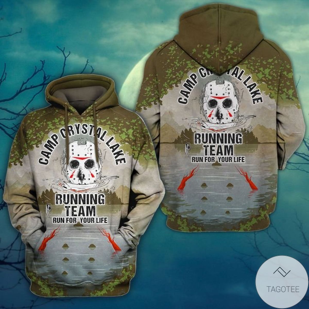 Jason Camp Crystal Lake Running Team 3D Hoodie Jason Camp Crystal Lake Running Team 3D Hoodie