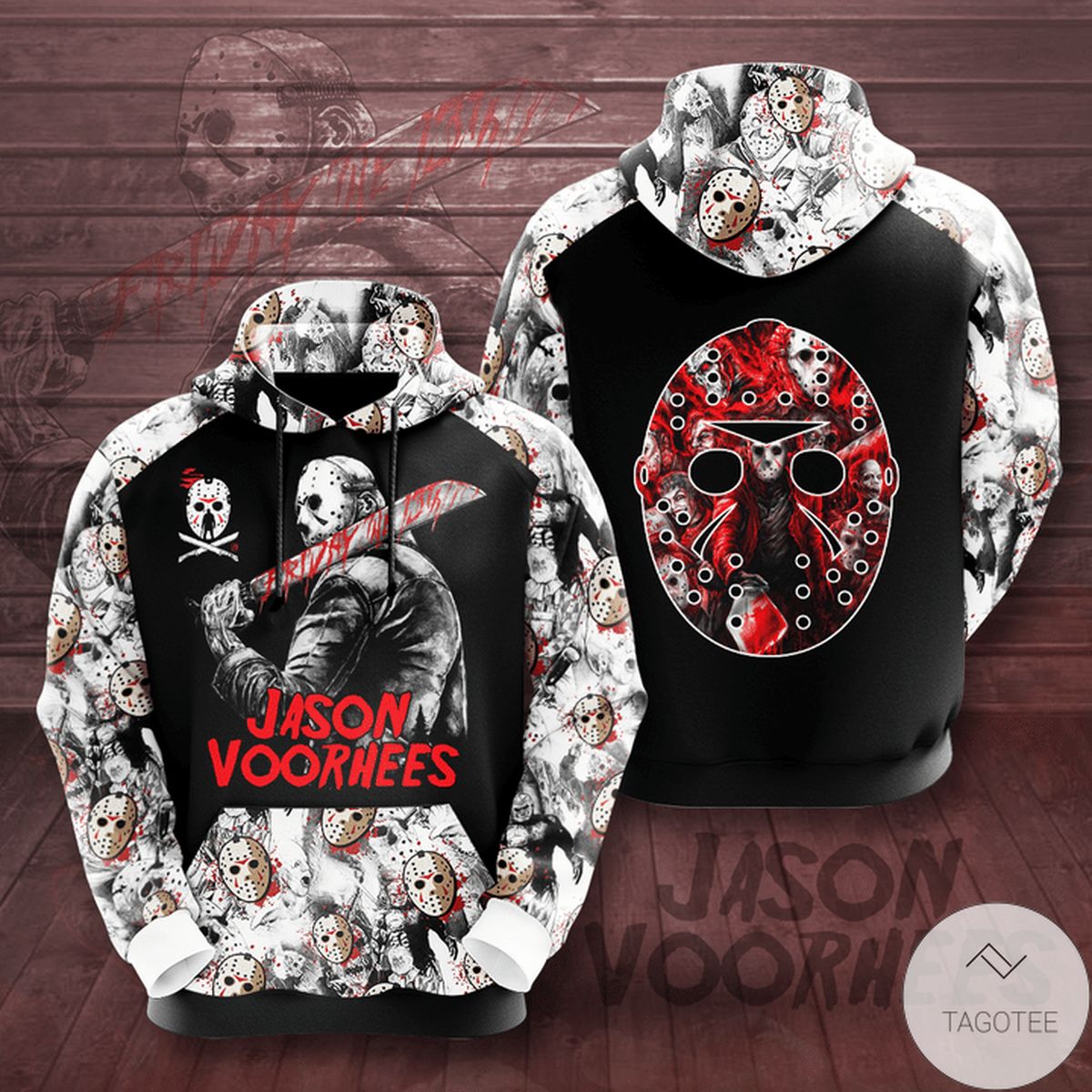 Jason Voorhees 3D Hoodie Jason Voorhees 3D Hoodie