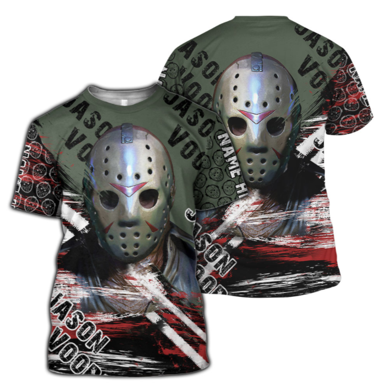 Jason Voorhees Friday The 13Th Custom Name Hoodie And Sweatshirt Jason Voorhees Friday The 13Th Custom Name Hoodie And Sweatshirt