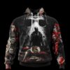 Jason Voorhees The Friday The 13Th Halloween Horror 3D Hoodie
