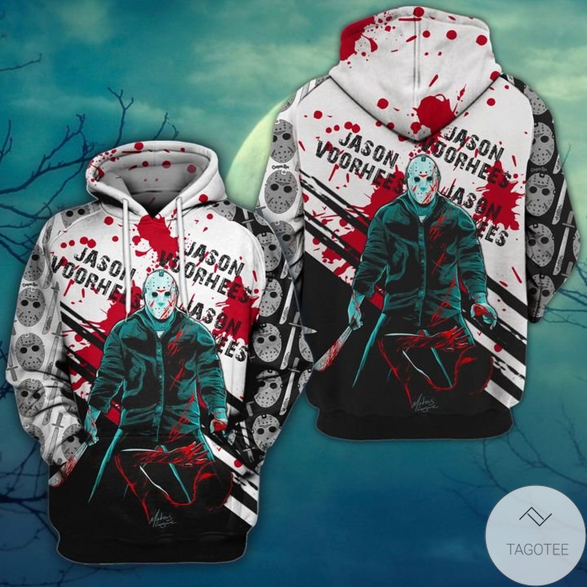 Jason Voorhees The Killer 3D Hoodie Jason Voorhees The Killer 3D Hoodie