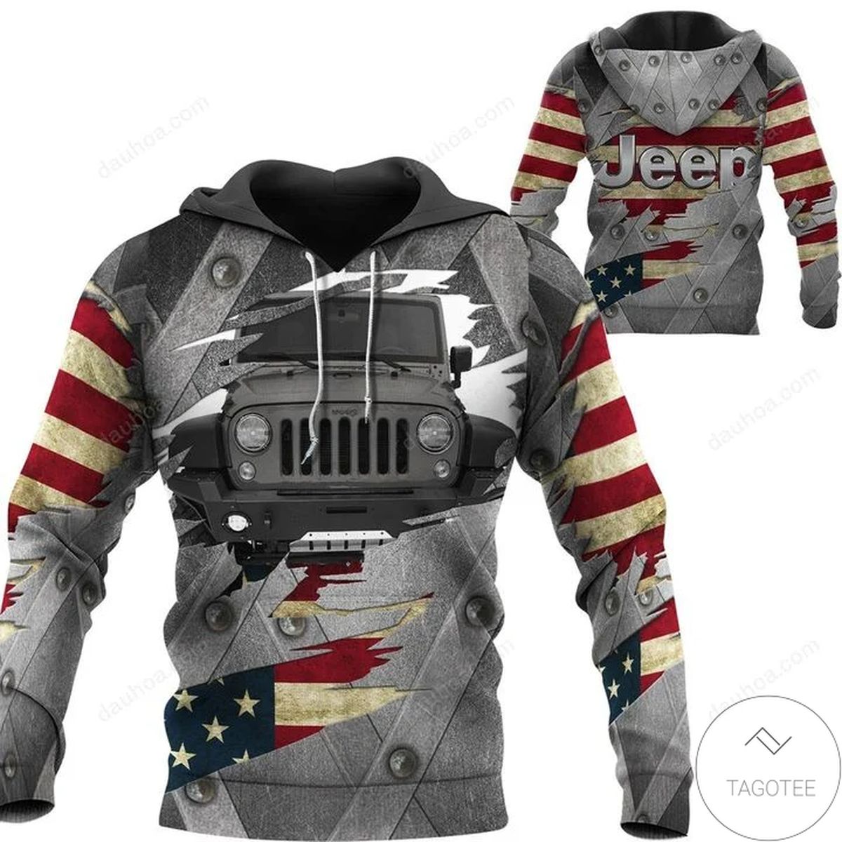 Jeep America 3D Full Printed Hoodie Jeep America 3D Full Printed Hoodie