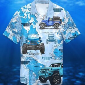 Jeep Atlantic Hawaiian Shirt