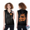 Jeep Girl Jeep Lover 3D Sleeveless Zip Hoodie