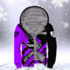 Jeep Just Gonna Send It Purple Fleece Hoodie