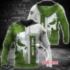 Jeep Punisher Skull Custom Name 3D Over Print Hoodie