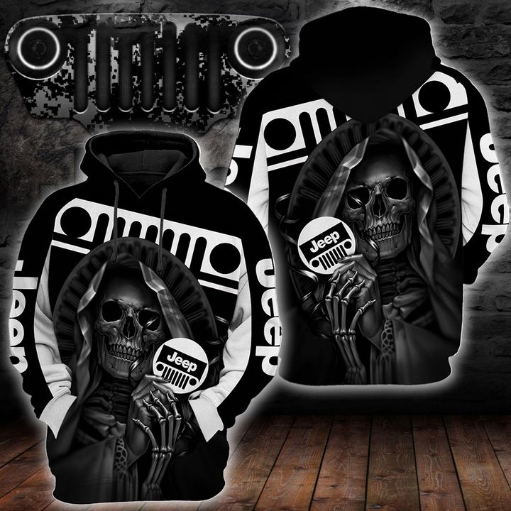 Jeep Skull 3D All Over Print Hoodie Jeep Skull 3D All Over Print Hoodie
