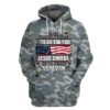 Jesus Christ And The American Veteran Camo All Over Printed Hoodie