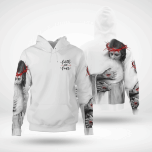 Jesus Hold In The Arm Of Lord 3D Hoodie And Shirt