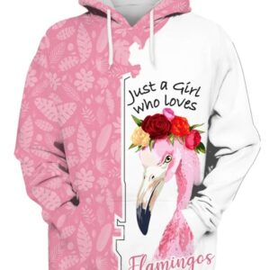 Just A Girl Who Loves Flamingos 3D Shirt
