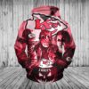 Kansas City Chiefs Halloween Horror Night 3D Pullover Hoodie