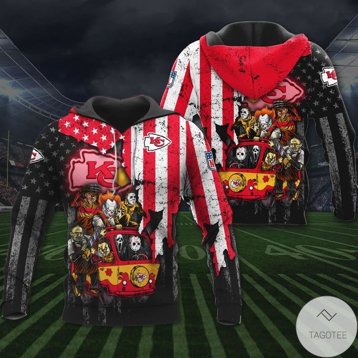 Kansas City Chiefs Killers Flag 3D Hoodie Kansas City Chiefs Killers Flag 3D Hoodie