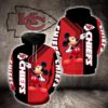 Kansas City Chiefs Mickey Mouse 3D Hoodie