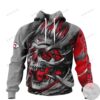 Kansas City Chiefs Skull Jersey 3D Hoodie