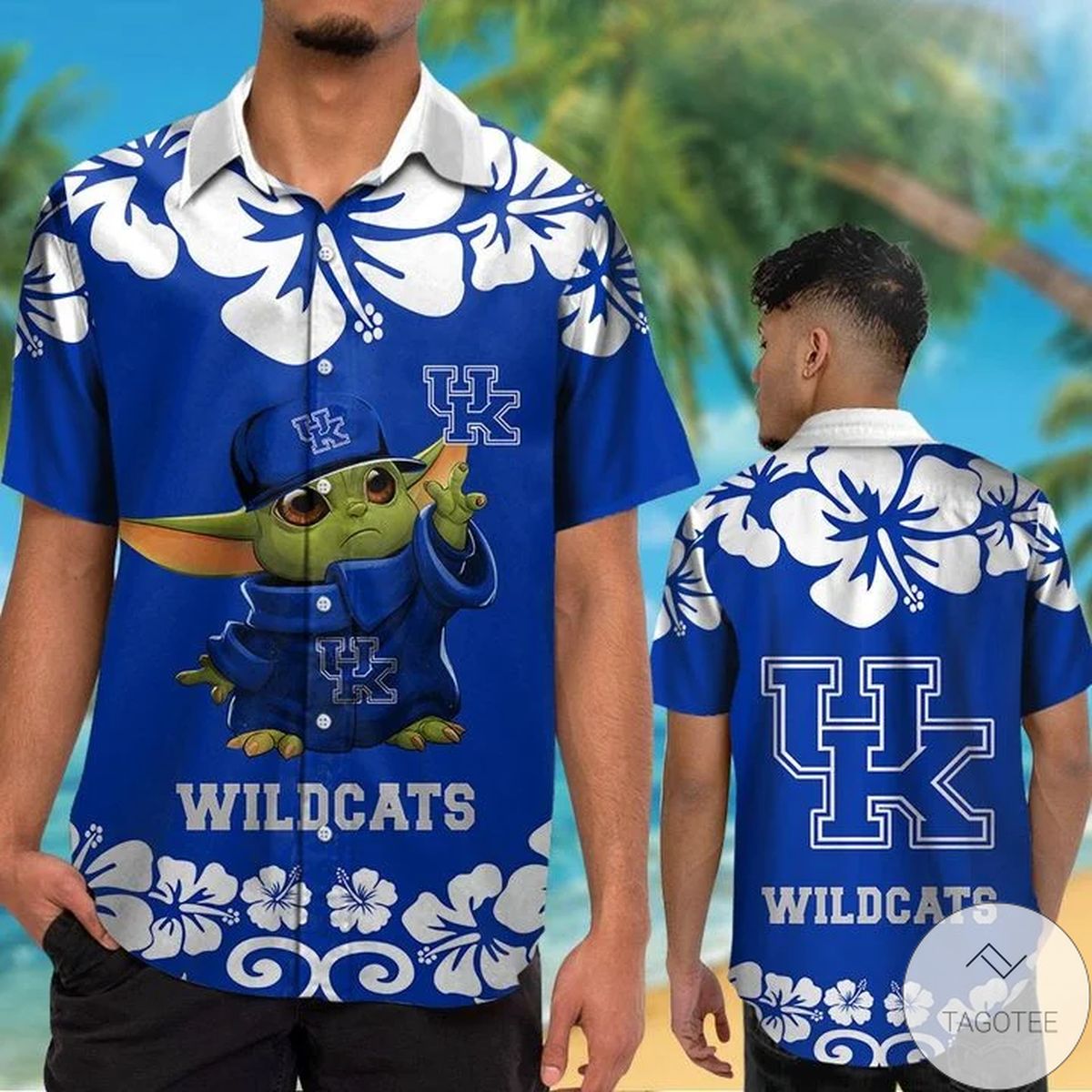 Kentucky Wildcats Baby Yoda Hawaiian Shirt Kentucky Wildcats Baby Yoda Hawaiian Shirt