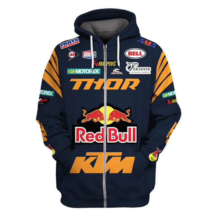 Ktm Red Bull Thor Personalized 3D Hoodie Ktm Red Bull Thor Personalized 3D Hoodie