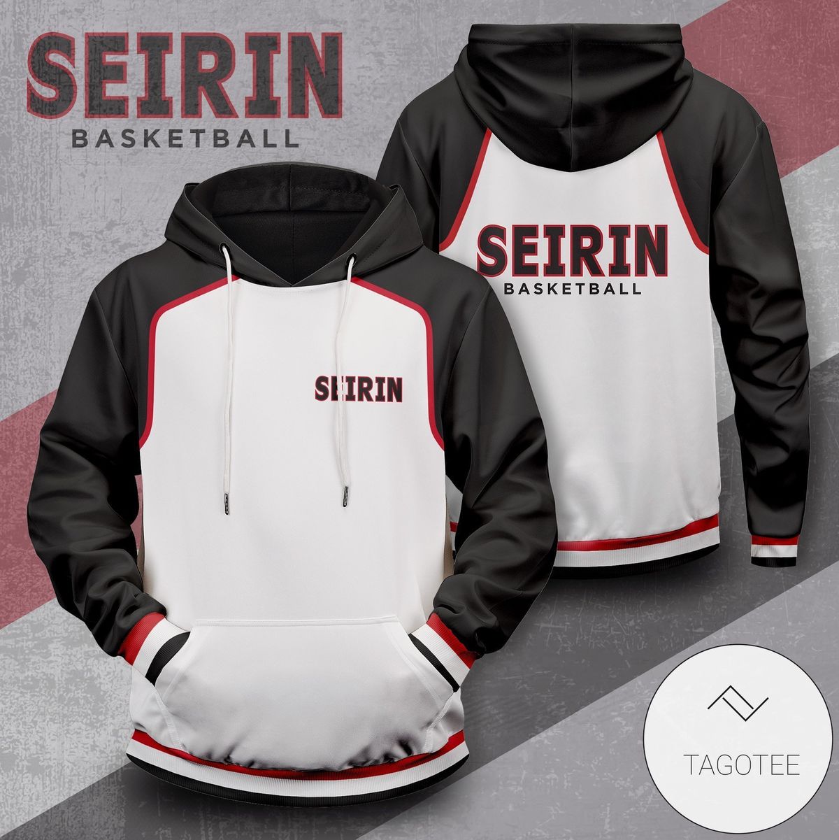 Kuroko Basketball Seirin Pullover Hoodie Tagotee Kuroko Basketball Seirin Pullover Hoodie Tagotee