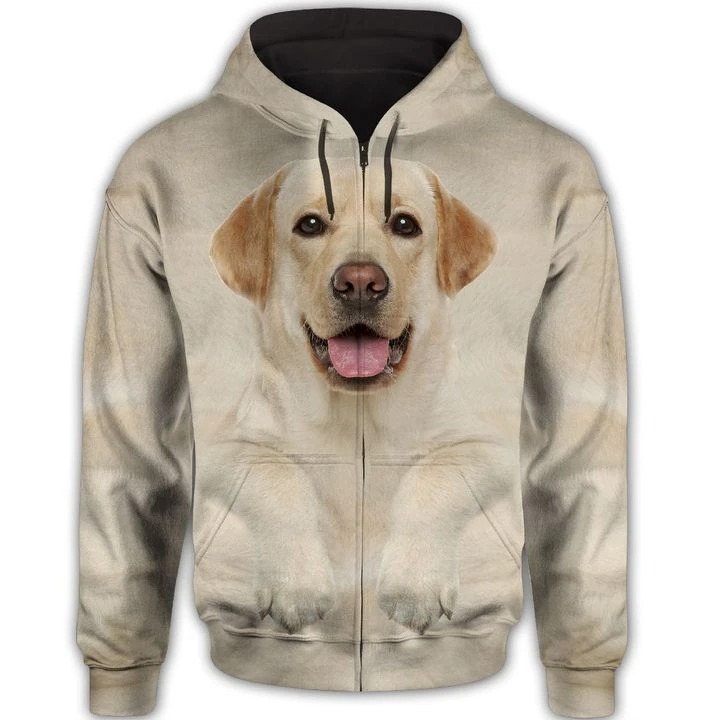 Labrador Retriever Face All Over Print 3D Hoodie Labrador Retriever Face All Over Print 3D Hoodie