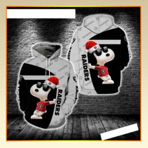 Las Vegas Raiders Snoopy 3D Hoodie