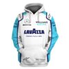Lavazza Williams Racing Custom Name 3D All Over Print Hoodie