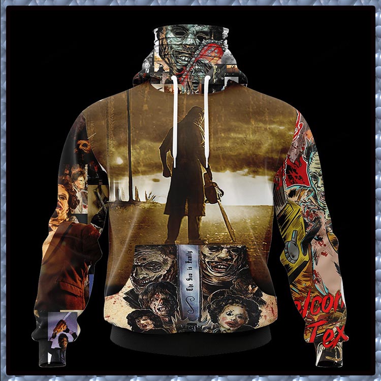 Leatherface Halloween Horror 3D Hoodie Mask Leatherface Halloween Horror 3D Hoodie Mask