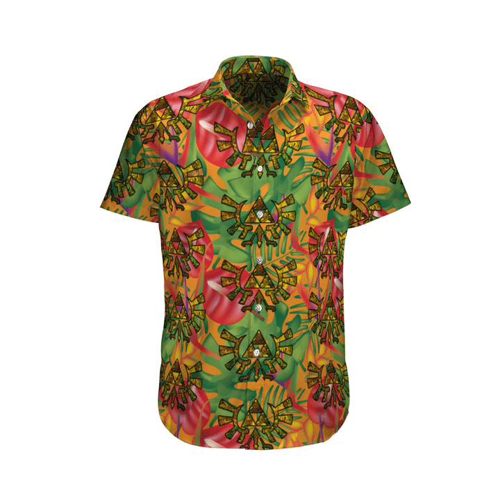 Legend Of Zelda Triforce Hawaiian Shirt Legend Of Zelda Triforce Hawaiian Shirt