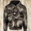 Leonberger Face All Over Print 3D Hoodie