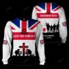 Lest We Forget Uk Veteran Cross Remember Them Today Everday Always 3D Shirt