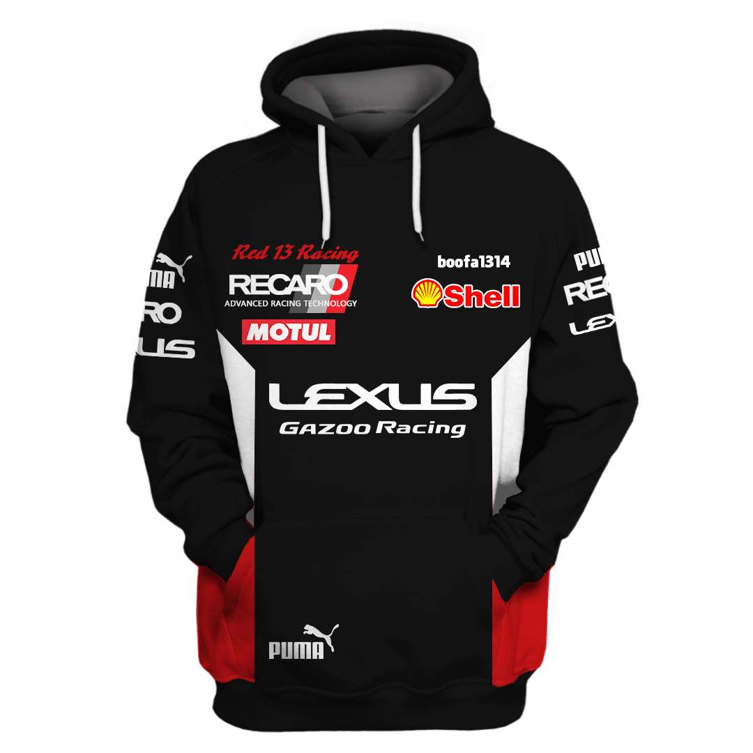 Lexus Gazoo Racing 3D Full Printing Hoodie Lexus Gazoo Racing 3D Full Printing Hoodie