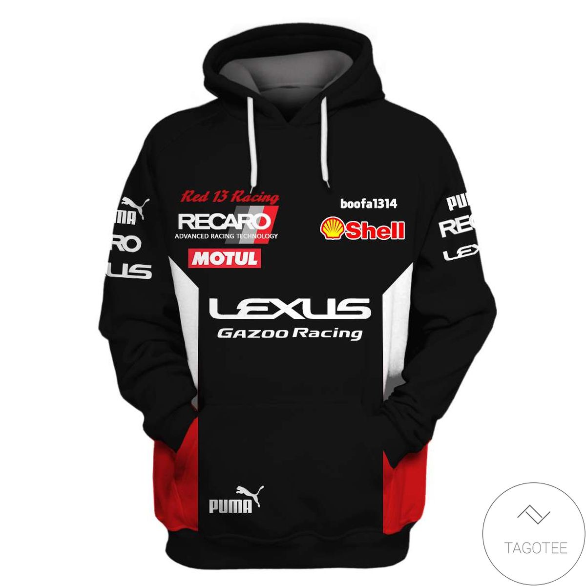 Lexus Gazoo Racing 3D Hoodie Lexus Gazoo Racing 3D Hoodie