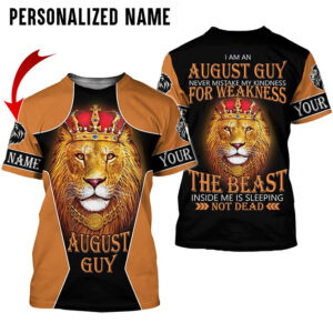 Lion I Am September Girl 3D Hoodie And T Shirt