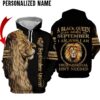 Lion King A Black Queen Was Born In September I Am Who Am I Custom Name 3D Hoodie And Shirt