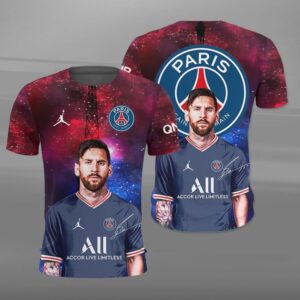 Lionel Messi Psg Paris Saint Germain 3D Hoodie And Shirt
