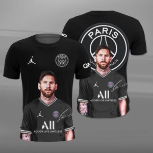 Lionel Messi Psg Paris Saint Germain 3D Hoodie And Shirt