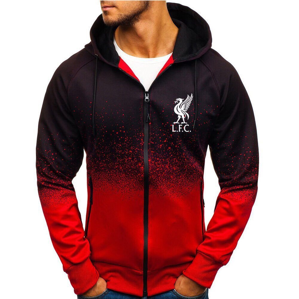 Liverpool Fc Gradient 3D Hoodie Liverpool Fc Gradient 3D Hoodie