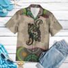 Lizards Mandala Hawaiian Shirt Summer Button Up