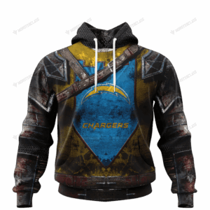 Los Angeles Chargers Warrior Customized Hoodie Jersey