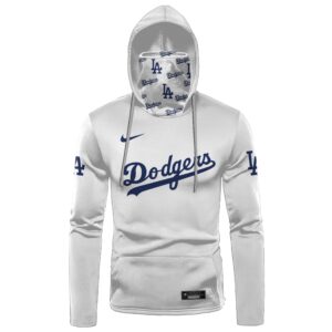 Los Angeles Dodgers Custom Name And Number 3D Hoodie Mask