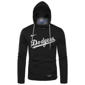 Los Angeles Dodgers Custom Name And Number 3D Hoodie Mask