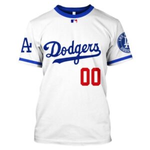 Los Angeles Dodgers Custom Personalized 3D Shirt