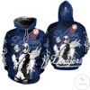 Los Angeles Dodgers Deadpool 3D Hoodie