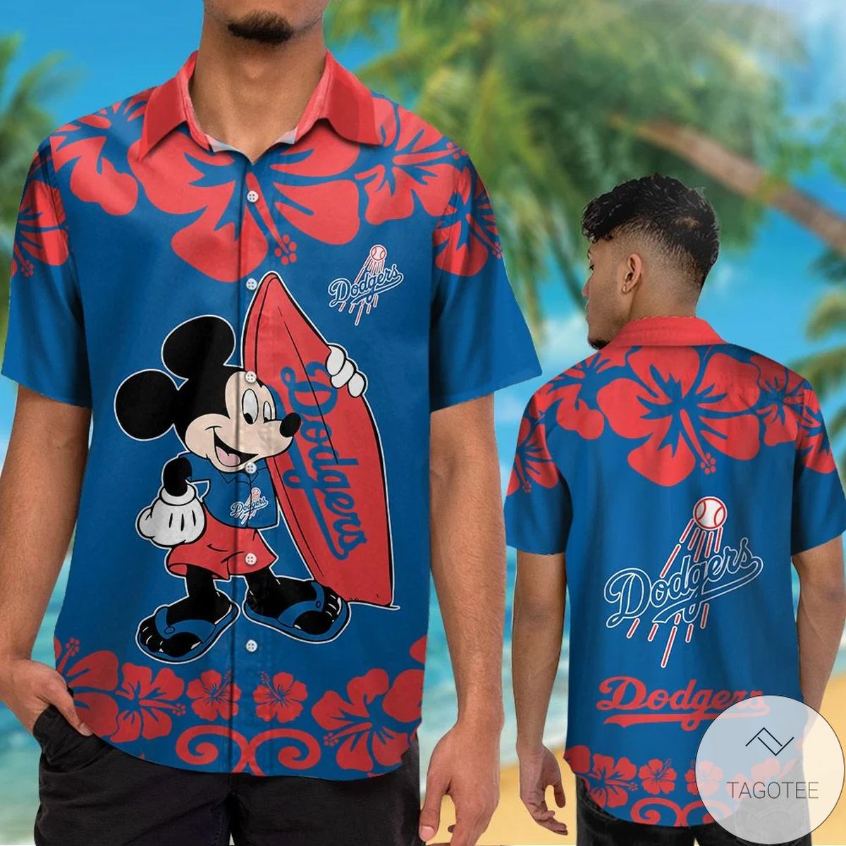 Los Angeles Dodgers Mickey Mouse Hawaiian Shirt Los Angeles Dodgers Mickey Mouse Hawaiian Shirt
