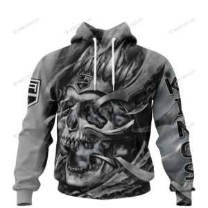 Los Angeles Kings Skull Personalized Custom 3D Hoodie