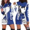 Los Angeles Rams Snoopy Lover All Over Print 3D Hoodie Dress