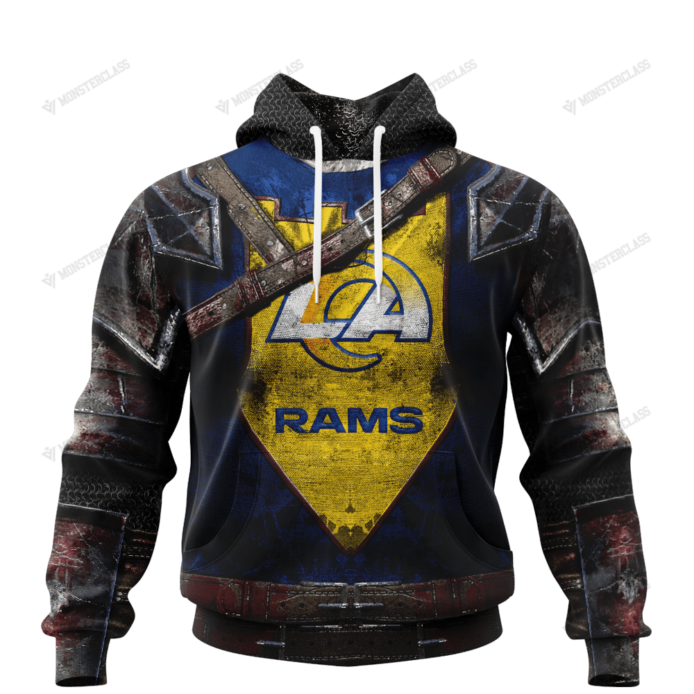 Los Angeles Rams Warrior 3D Shirt Los Angeles Rams Warrior 3D Shirt