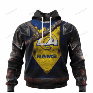 Los Angeles Rams Warrior Customized Hoodie Jersey