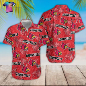 Louisville Cardinals Full Printing Hawaiian Shirt