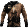 Love Bear All Over Printed Hoodie
